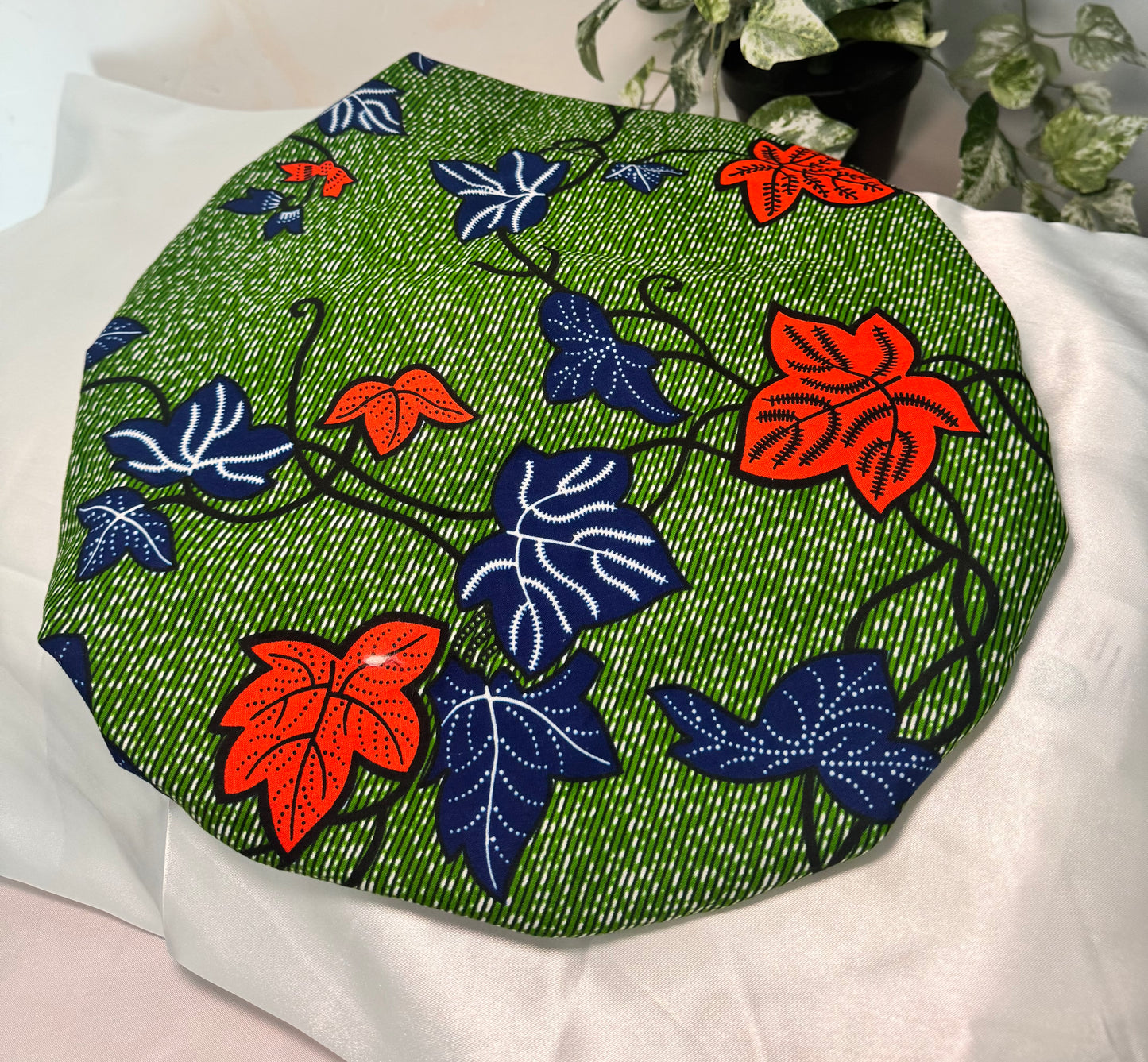 Green Adult Silk Bonnet