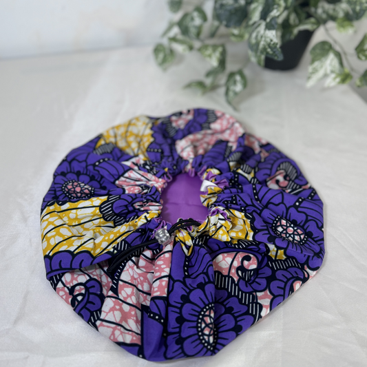 Purple Child Hair Bonnet